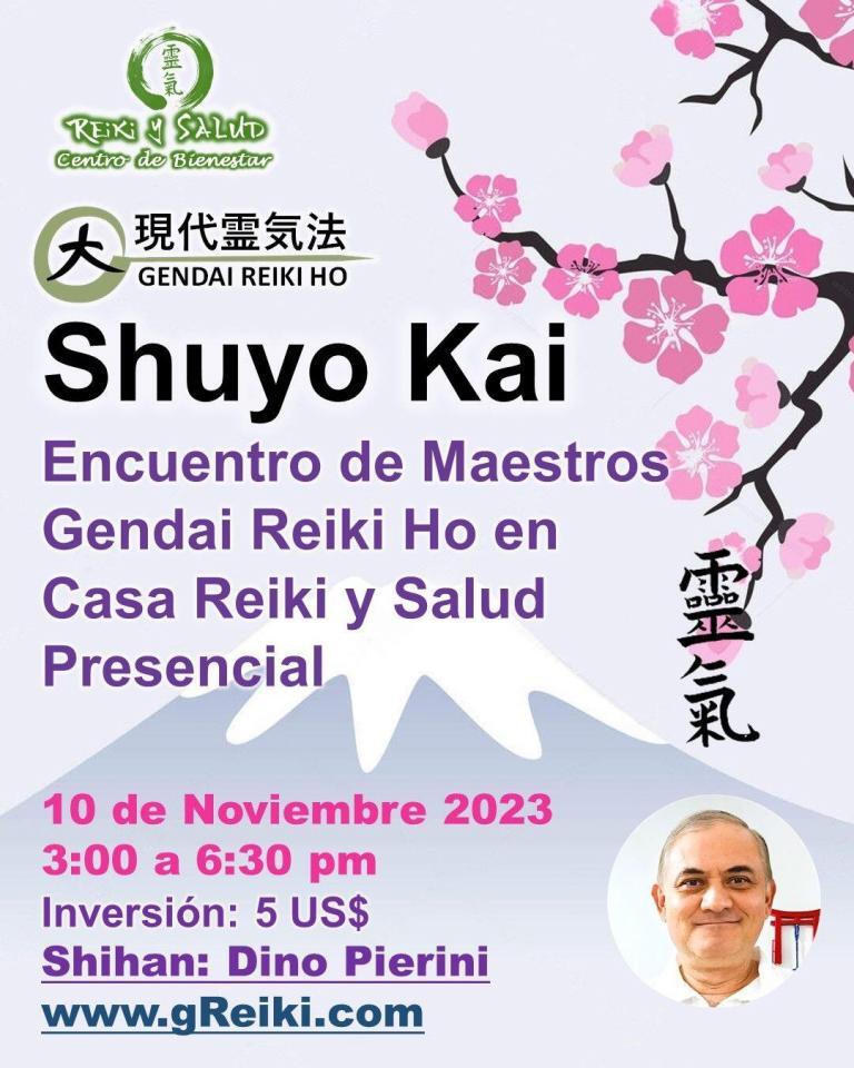 El Jueves 21 de Marzo tendremos nuestro próximo encuentro de maestros de Gendai Reiki Ho,…