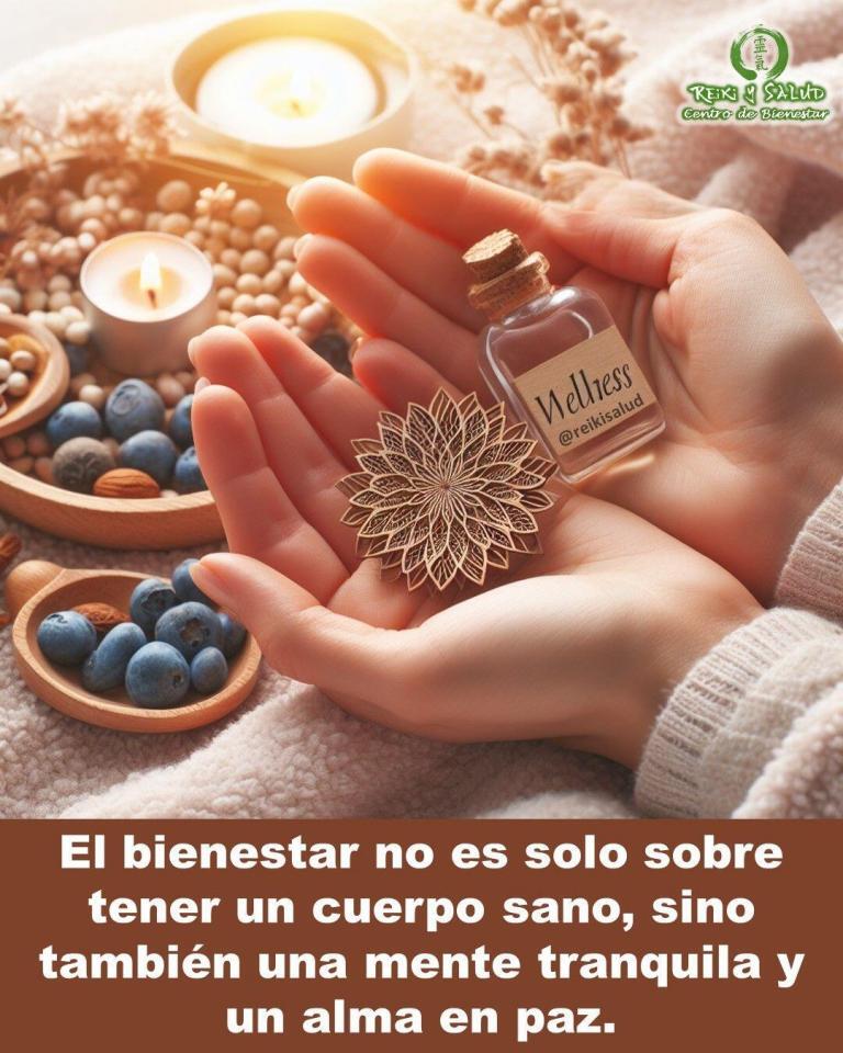 El bienestar no es solo tener un cuerpo SANO, sino también una mente tranquila y…