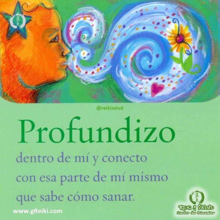 Profundizo dentro de mí y conecto con esa parte de mí mismo que sabe cómo…