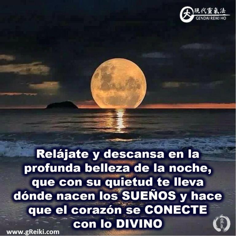 Relájate y descansa en la profunda belleza de la noche, que con su quietud te…