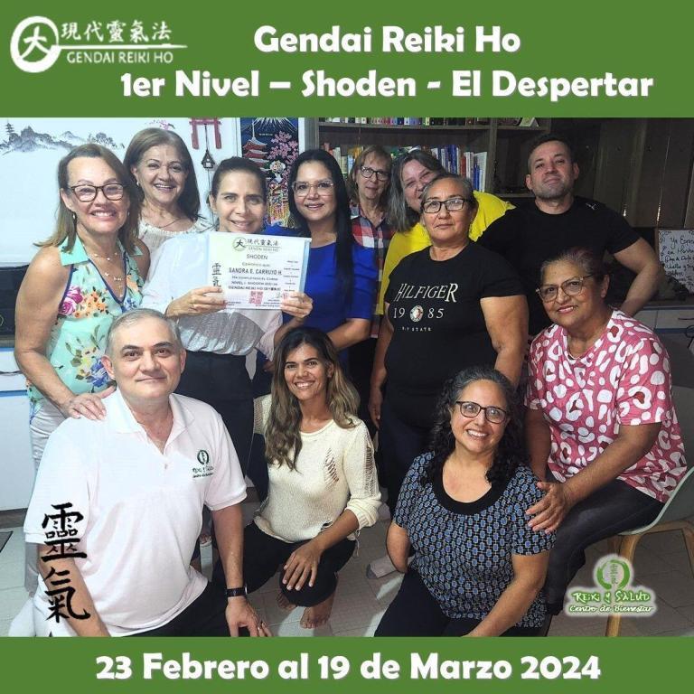Hoy celebro el inicio de Sandra Carruyo, como nueva practicante de Gendai Reiki Ho en…