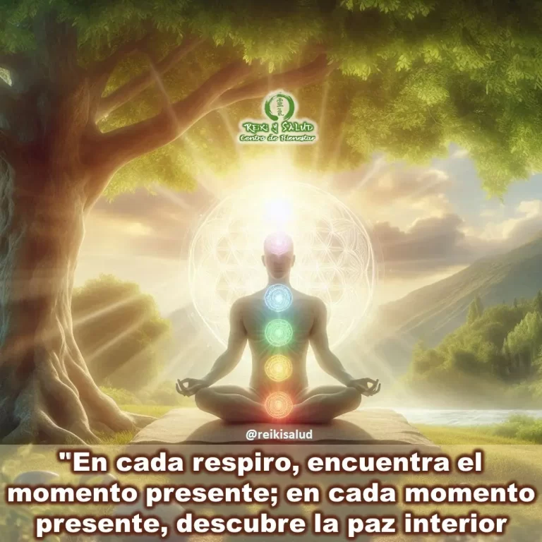 En cada respiro, encuentra el momento presente; en cada momento presente, descubre la paz interior