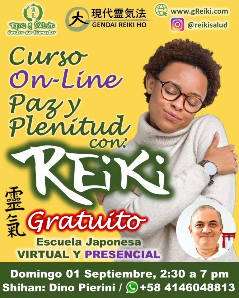 Curso gratuito On-Line, «Paz y Plenitud con Reiki», 08 de Agosto, con el respaldo de&hellip;
