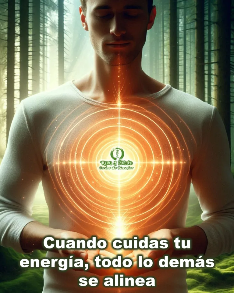 Cuando cuidas tu energía, todo lo demás se alinea