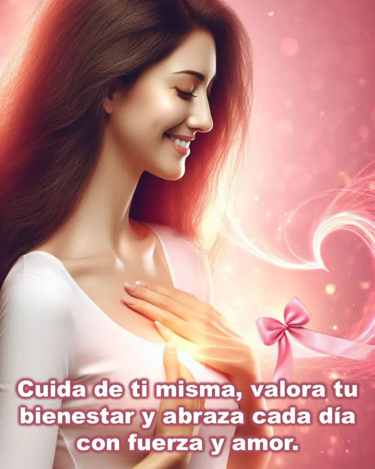Cuida de ti misma, valora tu bienestar y abraza cada día con fuerza y amor
