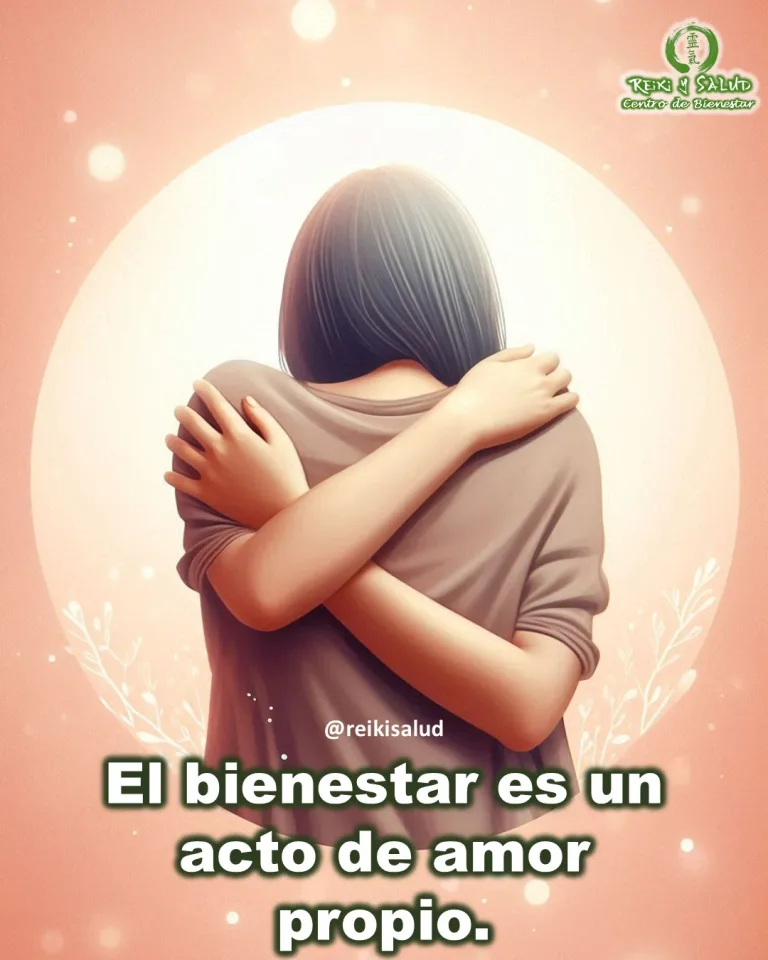 El bienestar es un acto de amor propio.