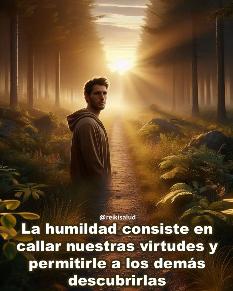 La humildad consiste en callar nuestras virtudes y permitirle a los demás descubrirlas.