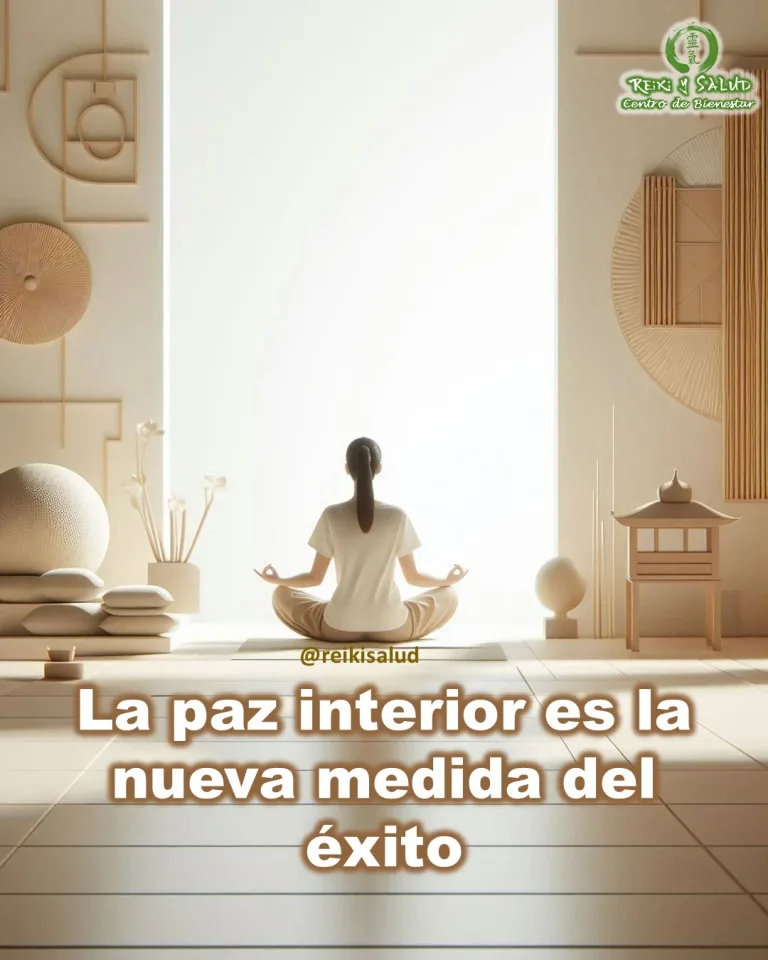 La paz interior es la nueva medida del éxito