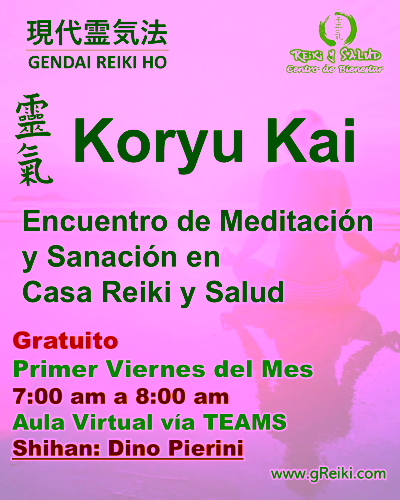 Koryu Kai Encuentro de Meditación y Sanación
