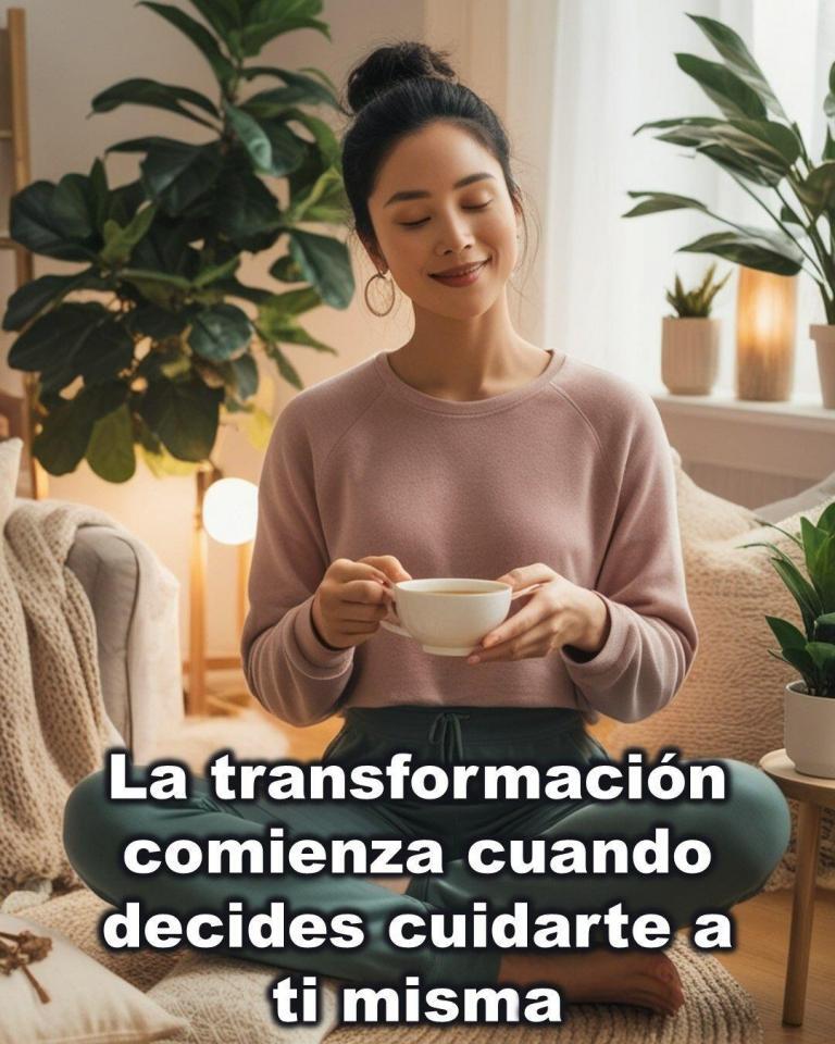 La transformación comienza cuando decides cuidarte a ti misma.