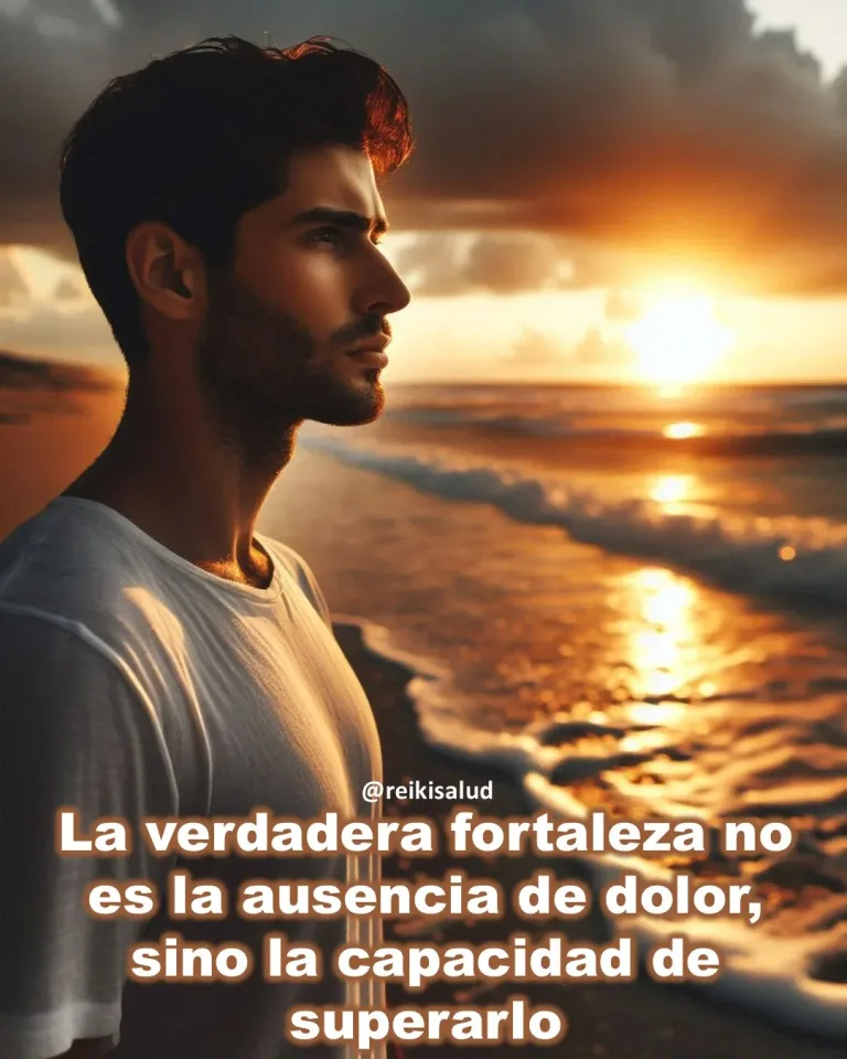 La verdadera fortaleza no es la ausencia de dolor, sino la capacidad de superarlo.