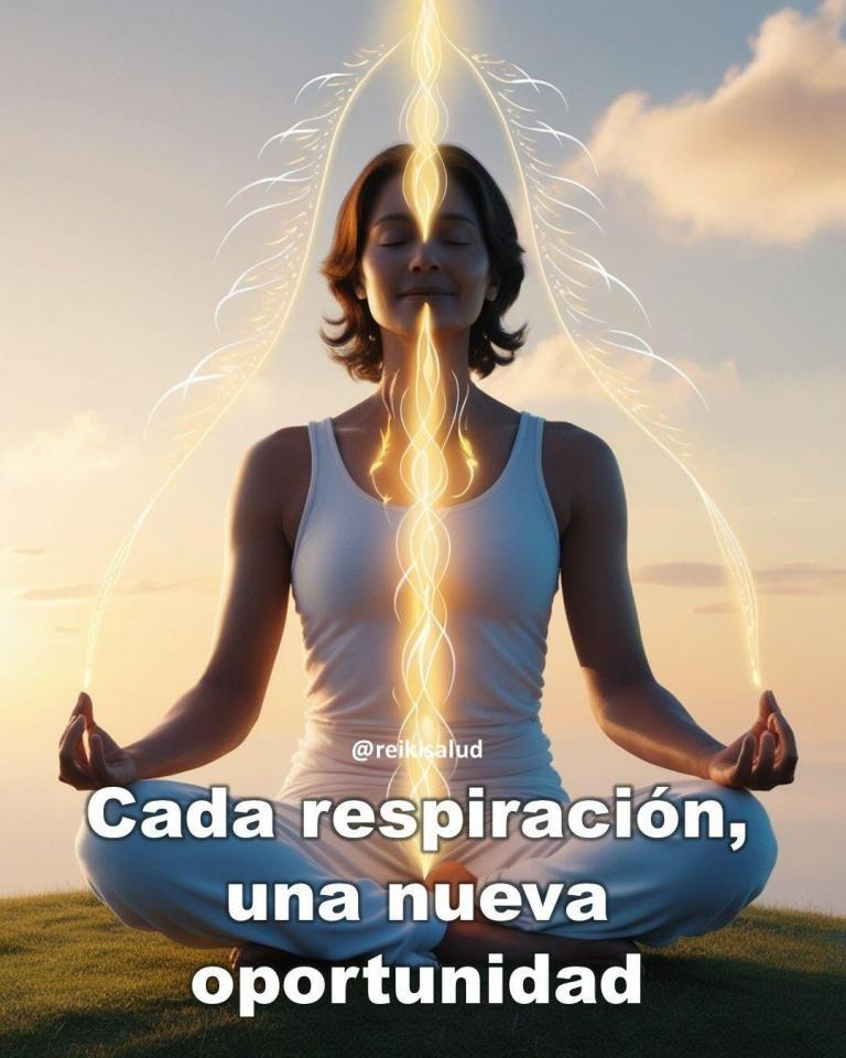 Cada respiración, una nueva oportunidad.