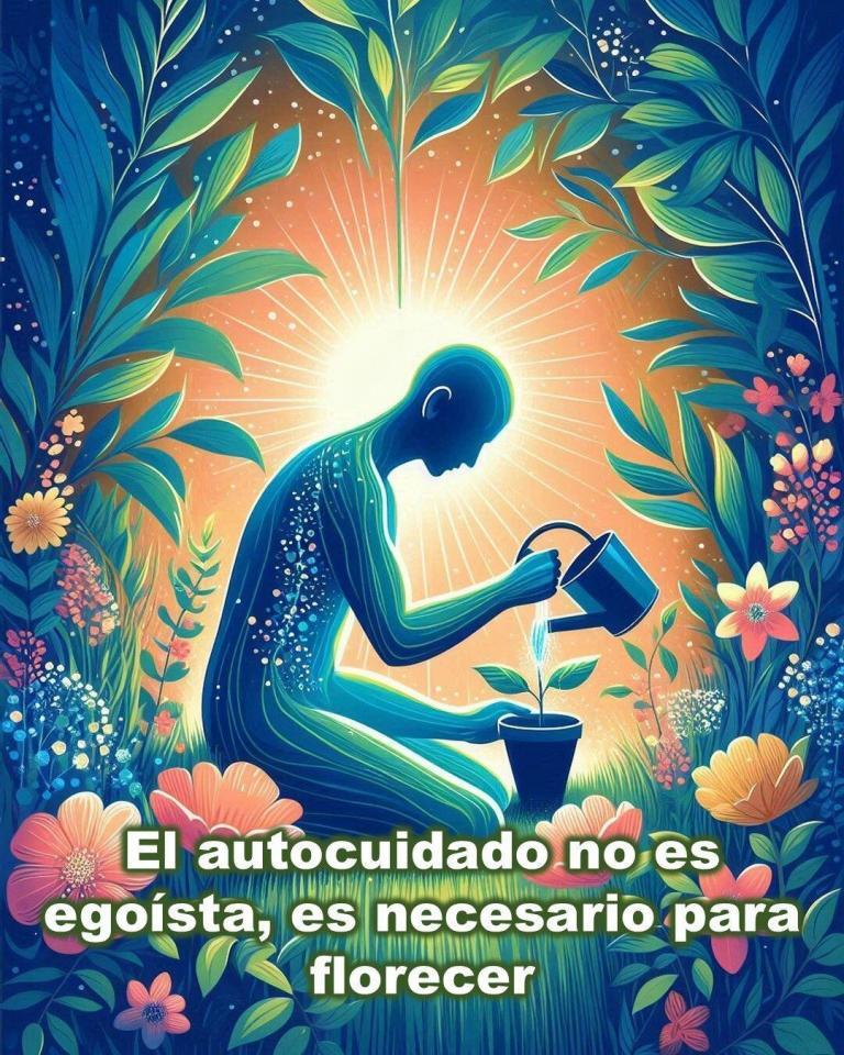 El autocuidado no es un acto egoísta, sino una necesidad esencial para florecer.