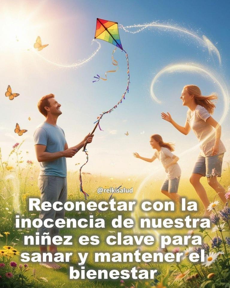 Reconectar con la inocencia de nuestra niñez es clave para sanar y mantener el bienestar.
