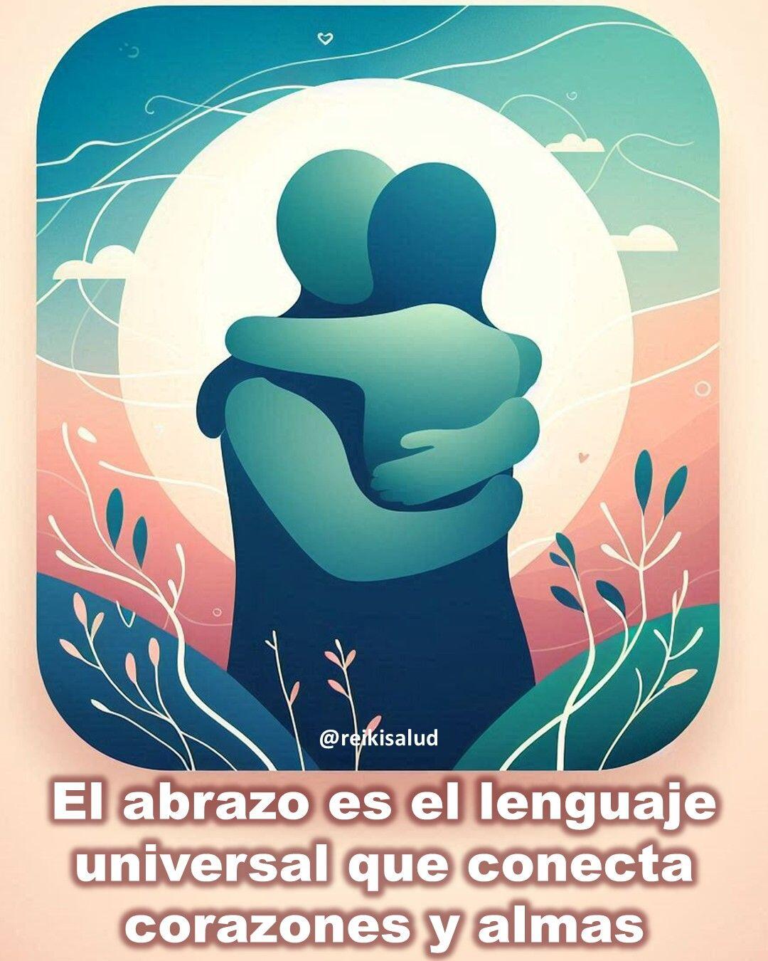 El abrazo es el lenguaje universal que conecta corazones y almas. Hoy ...