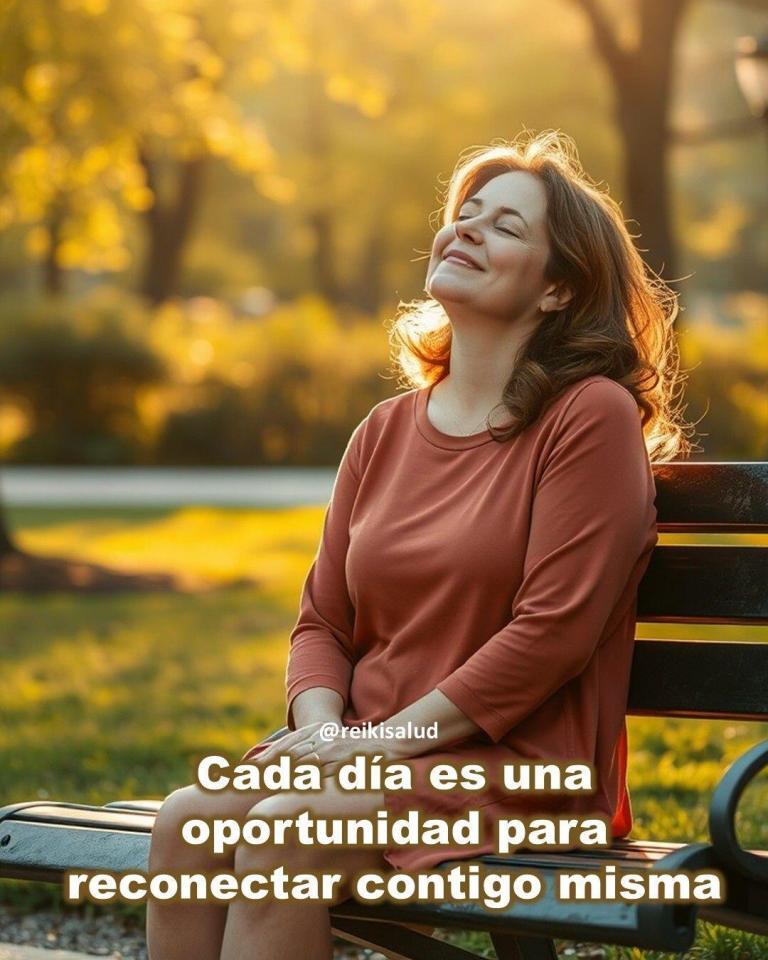 Cada día es una oportunidad para reconectar contigo misma.