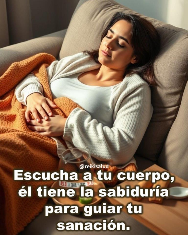Escucha a tu cuerpo, él tiene la sabiduría para guiar tu sanación.