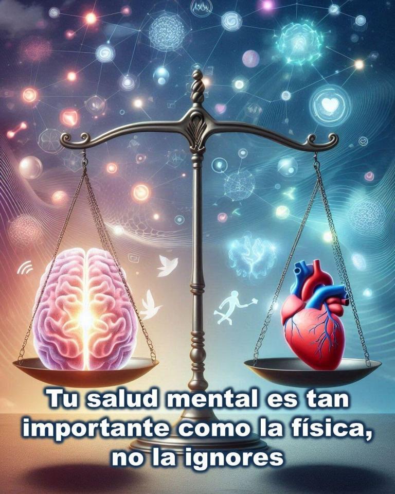 Tu salud mental es tan importante como la física, no la ignores.