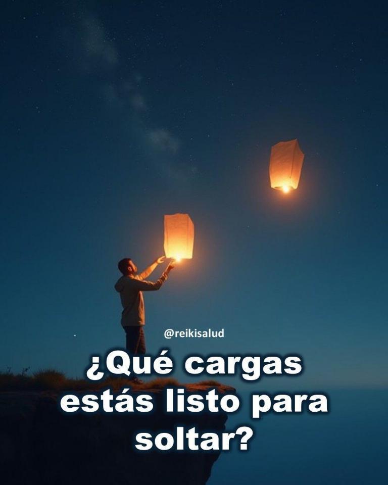 ¿Qué cargas estás lista para soltar?