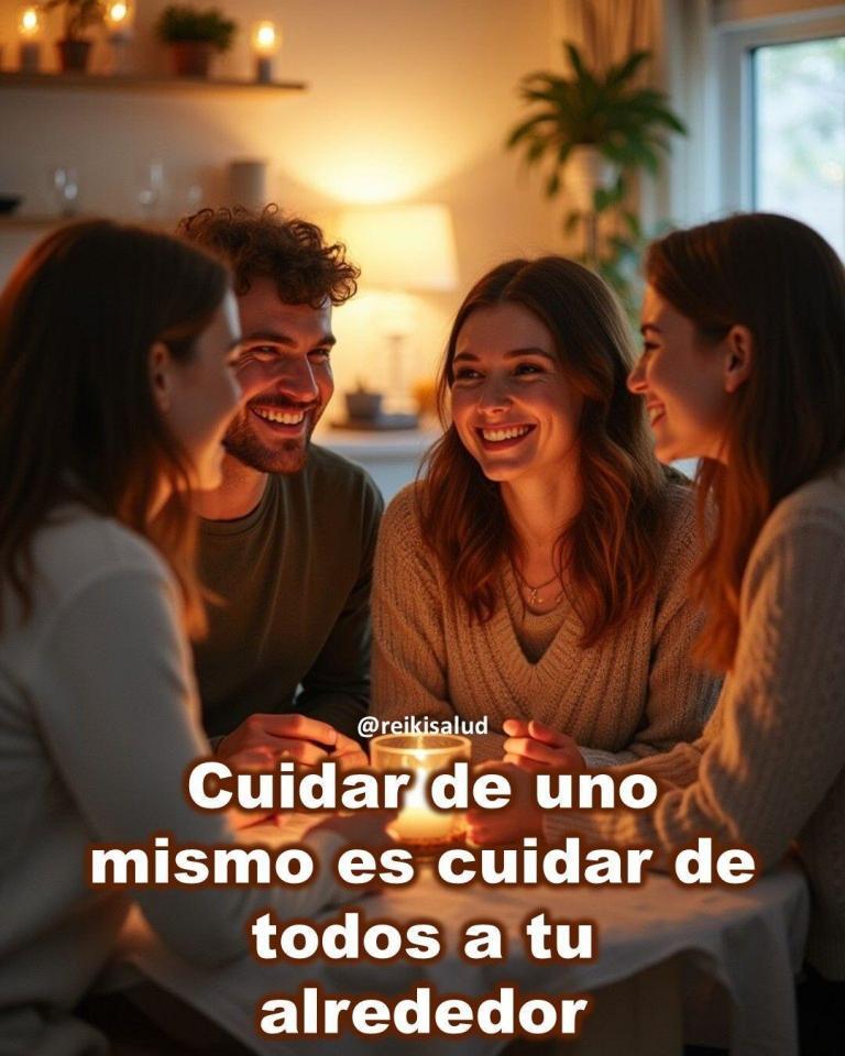 Cuidar de uno mismo es cuidar de todos a tu alrededor.