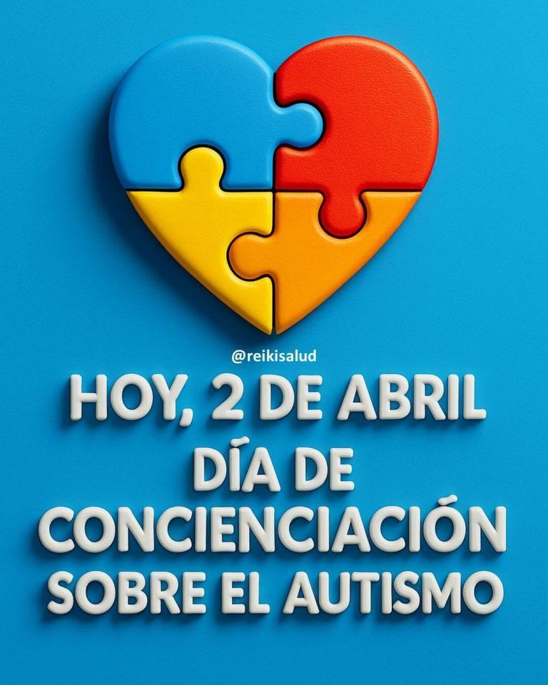 Hoy, 2 de abril, día de concienciación sobre el AUTISMO.