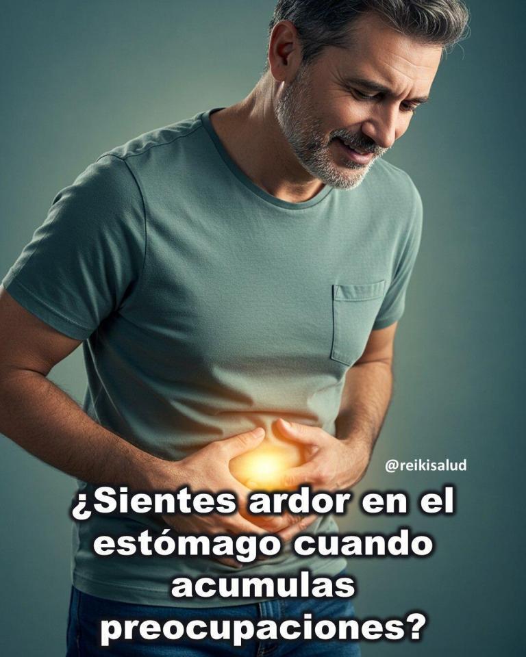 ¿Sientes ardor en el estómago cuando acumulas preocupaciones?