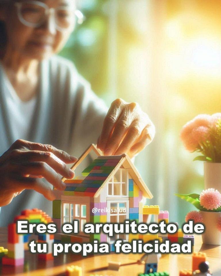 Eres el arquitecto de tu propia felicidad.