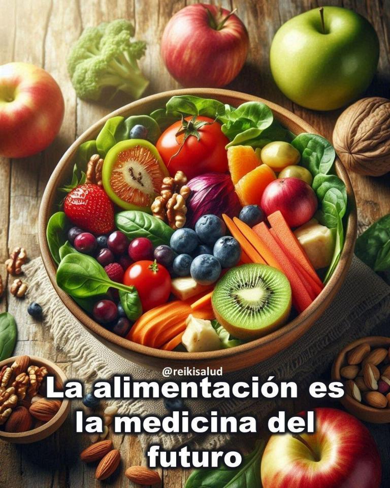 La alimentación es la medicina del futuro.