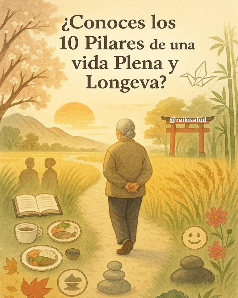 ¿Conoces los 10 Pilares de una vida con Propósito, Plena y Longeva?