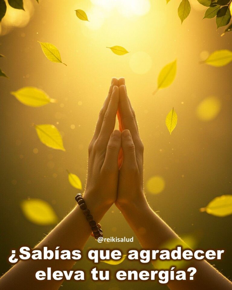¿Sabías que agradecer eleva tu energía?