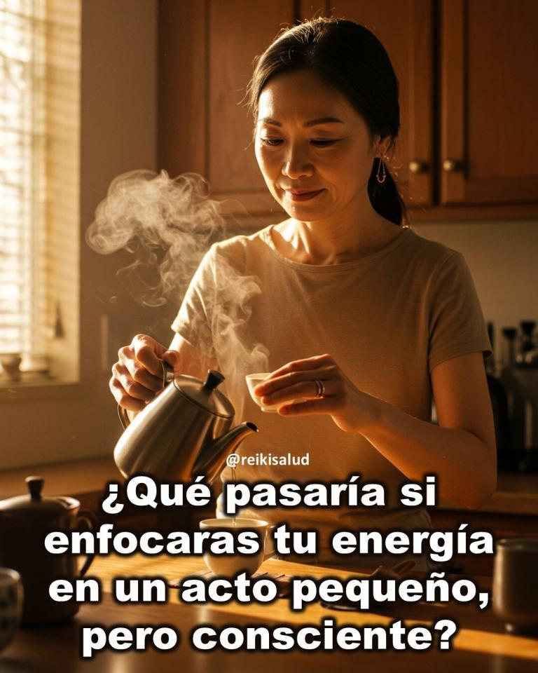 ¿Qué pasaría si enfocaras tu energía en un acto pequeño, pero consciente?