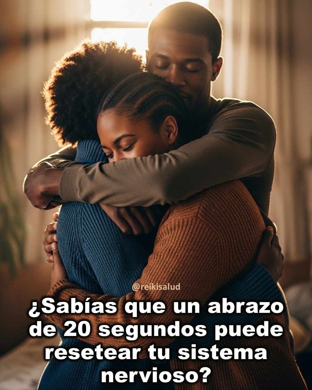 ¿Sabías que un abrazo de 20 segundos puede resetear tu sistema nervioso ...