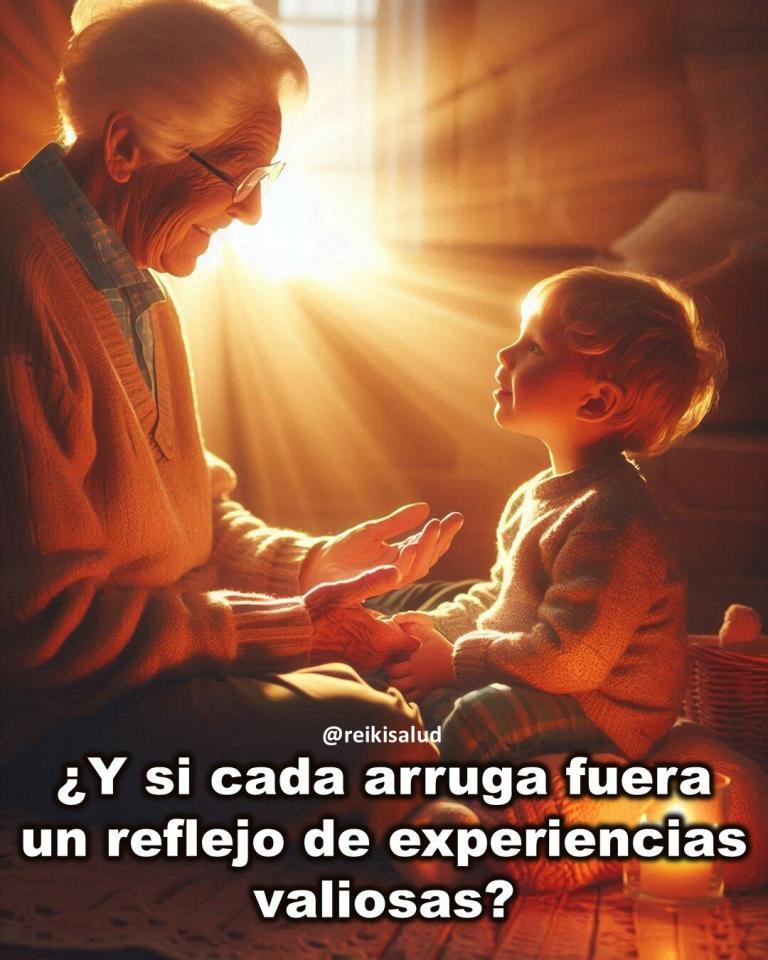 ¿Y si cada arruga fuera un reflejo de experiencias valiosas?