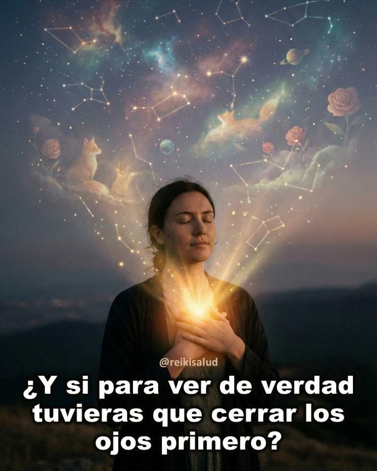 ¿Y si para ver de verdad tuvieras que cerrar los ojos primero?