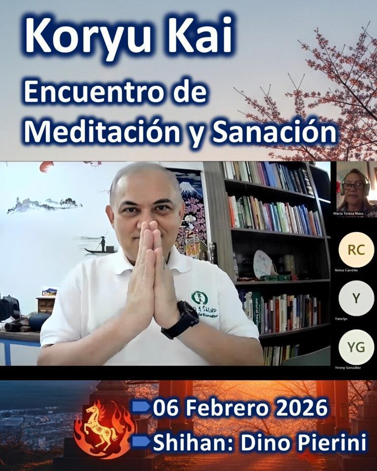 Grabación del encuentro Meditación y Sanación (Koryu Kai) realizado el 𝐕𝐢𝐞𝐫𝐧𝐞𝐬, 06 Febrero 2026 ya…