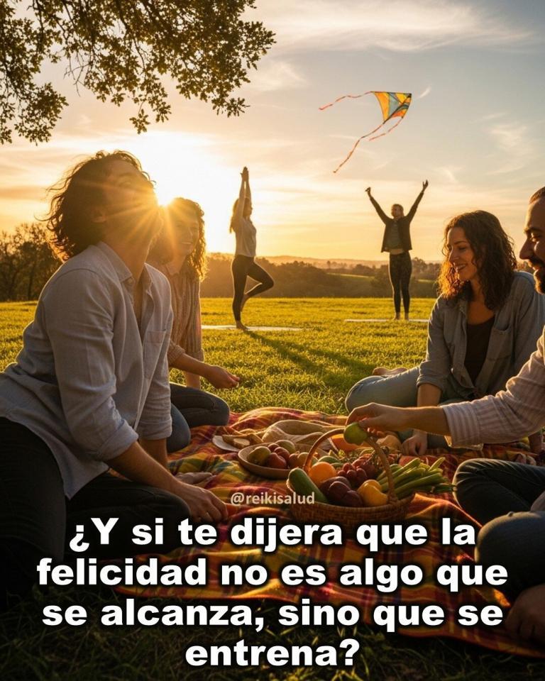 ¿Y si te dijera que la felicidad no es algo que se alcanza, sino que…