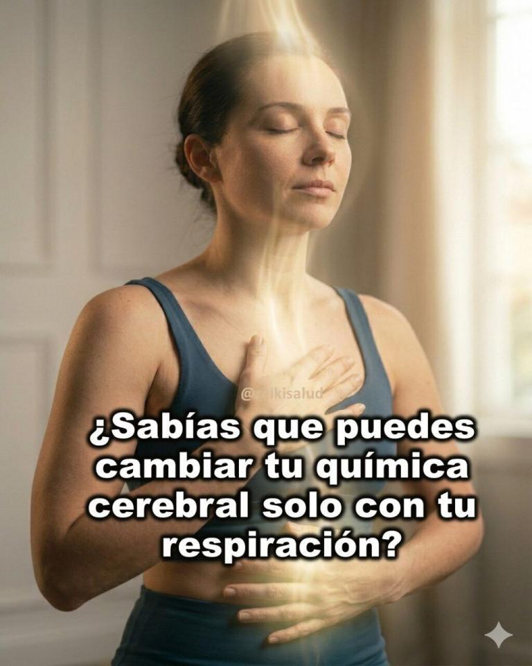 ¿Sabías que puedes cambiar tu química cerebral solo con tu respiración? Técnica: La Respiración de…