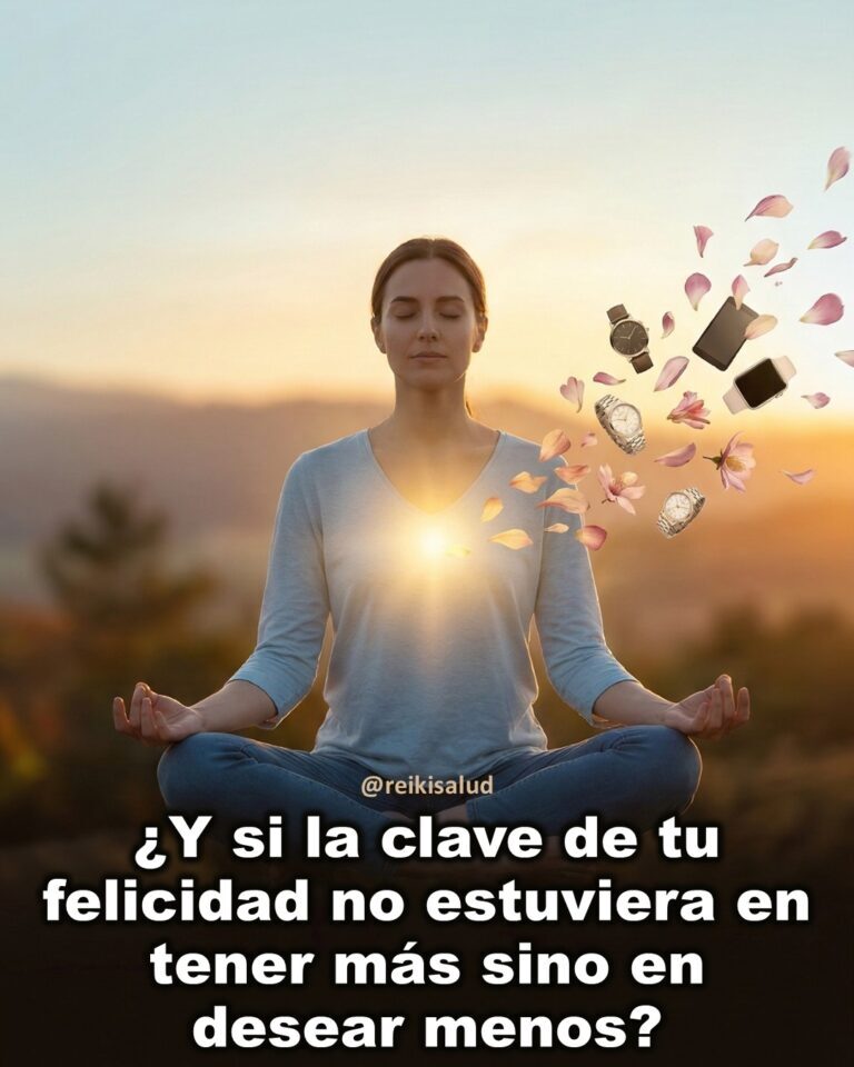 ¿Y si la clave de tu felicidad no estuviera en tener más sino en desear…
