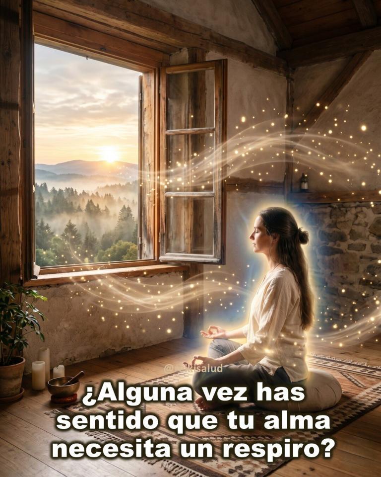 ¿Alguna vez has sentido que tu alma necesita un respiro?