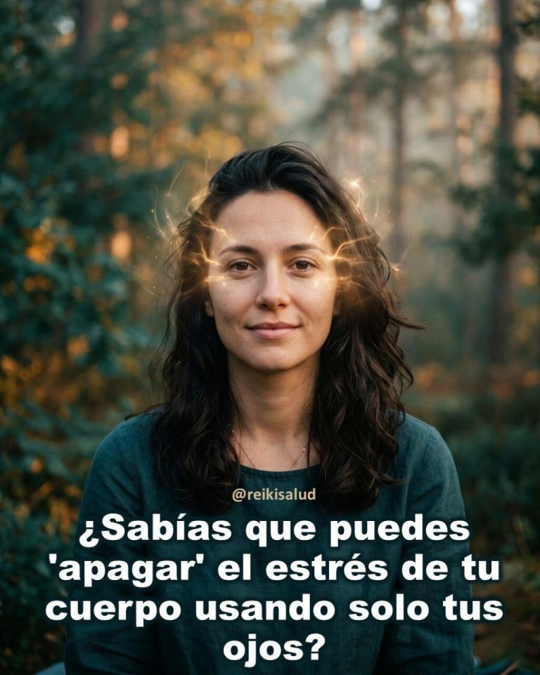 ¿Sabías que puedes ‘apagar’ el estrés de tu cuerpo usando solo tus ojos?