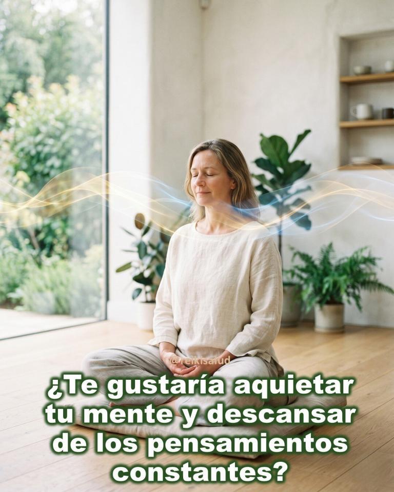 ¿Te gustaría aquietar tu mente y descansar de los pensamientos constantes?
