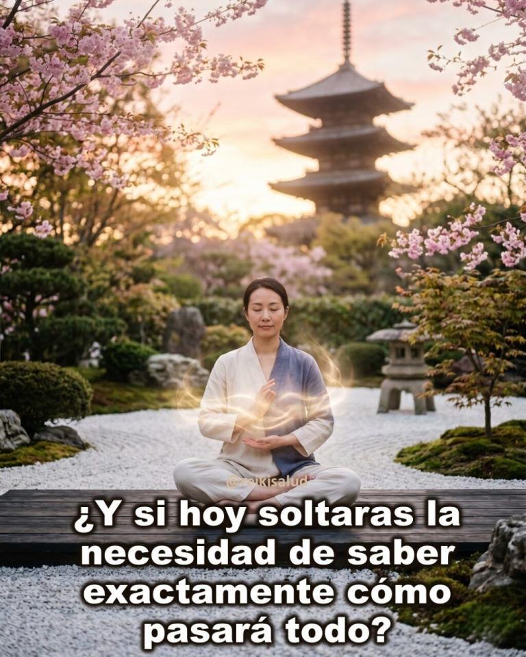 ¿Y si hoy soltaras la necesidad de saber exactamente cómo pasará todo?