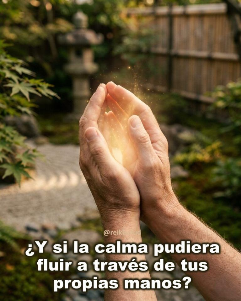 ¿Y si la calma pudiera fluir a través de tus propias manos?