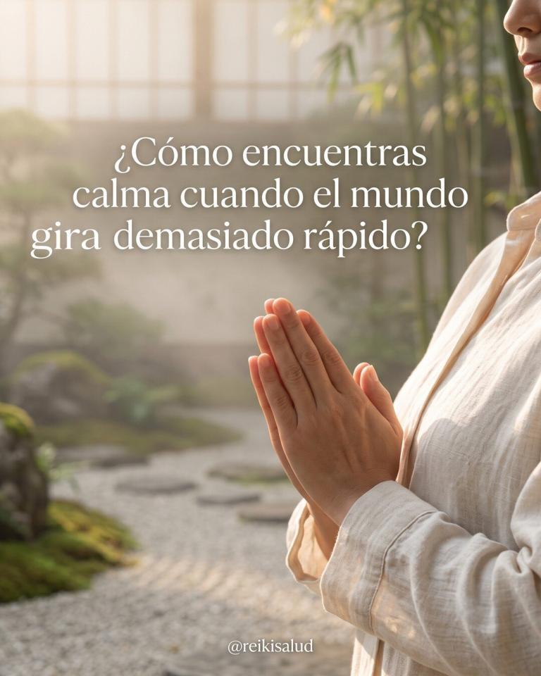 ¿Cómo encuentras calma cuando el mundo gira demasiado rápido?
