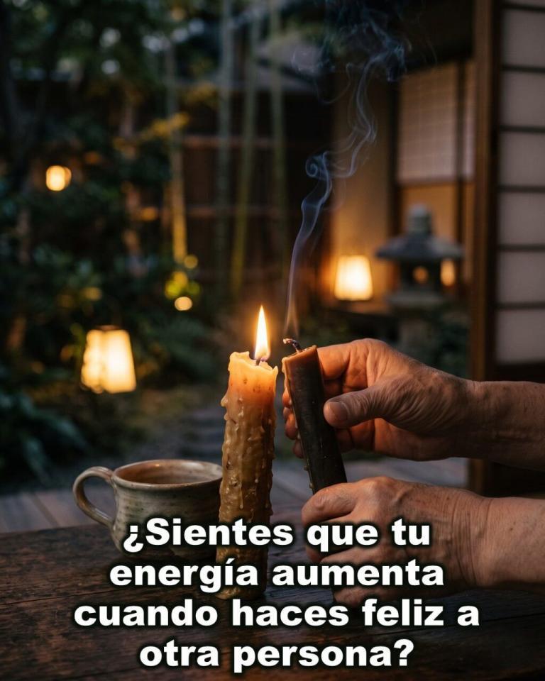 ¿Sientes que tu energía aumenta cuando haces feliz a otra persona?