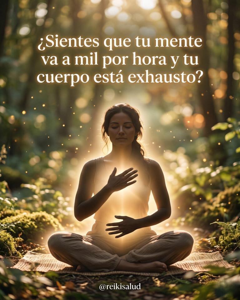 ¿Sientes que tu mente va a mil por hora y tu cuerpo está exhausto?