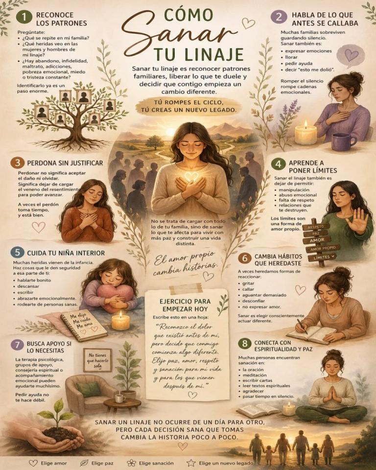 CÓMO SANAR TU LINAJE. TÚ ROMPES EL CICLO, TÚ CREAS UN NUEVO LEGADO.