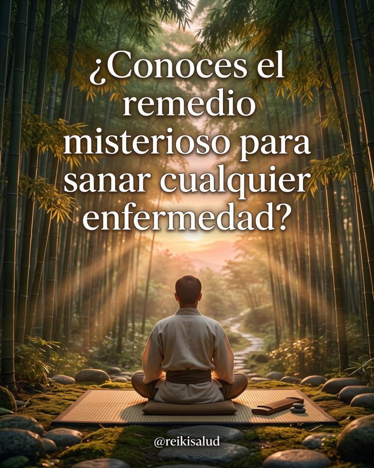 ¿Conoces el remedio misterioso para sanar cualquier enfermedad?
