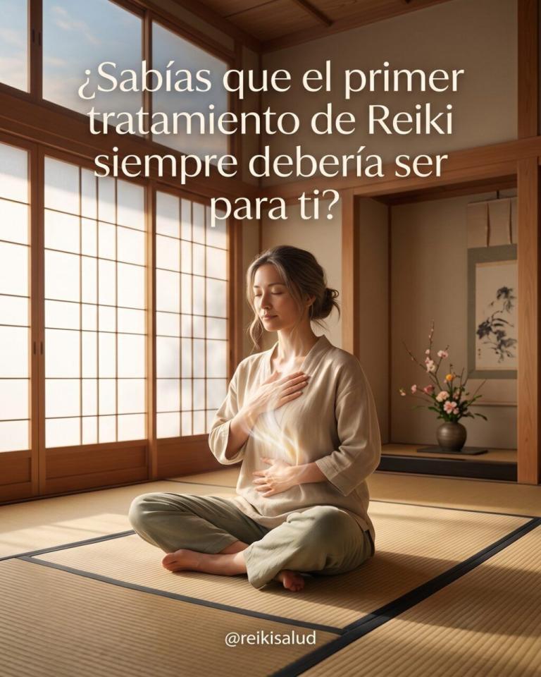 ¿Sabías que el primer tratamiento de Reiki siempre debería ser para ti?