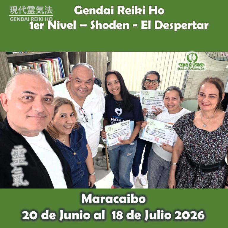 Hoy celebro cuatro (4) nuevos practicantes de Gendai Reiki Ho que inician su camino en…